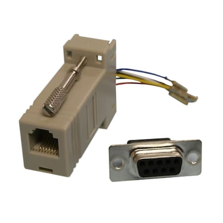 Quest Technology International Modular Adapter - 8P8C Rj45 To DB-9 (F) NMA-8209